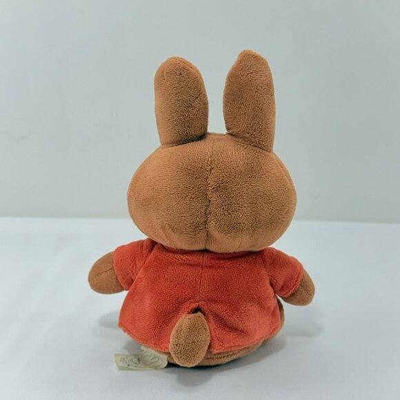 Mercis Jazwares Miffy Nijntje Melanie Plush Bunny Rabbit Toy Dutch Orange Shirt - Picture 2 of 12